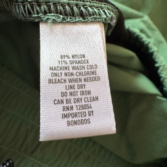 Bonobos Shorts Mens Athletic Gym Green XL Elastic Waist Versatile Sports Outdoor - Picture 8 of 9